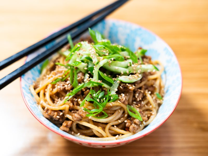 Dry Dan Dan Noodles